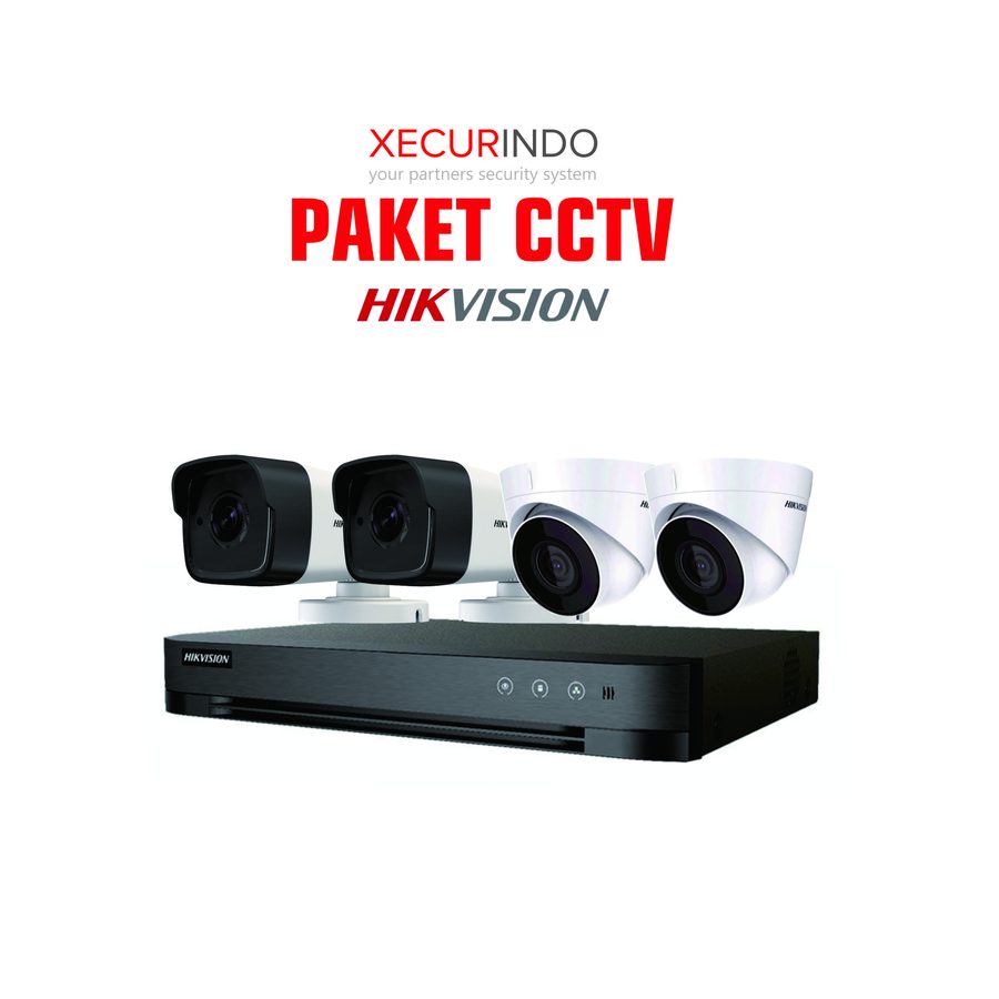 Paketan CCTV Analog 8 Channel 2 MP - Hikvision