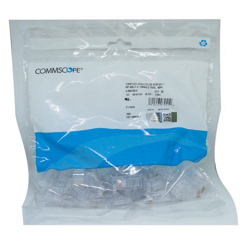 Konektor RJ45 Commscope Cat5 isi 50 Pcs