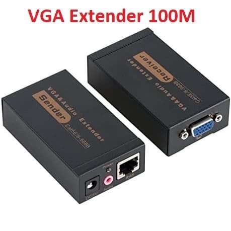 VGA Extender up to 100M over Kabel Lan RJ45 Support Audio